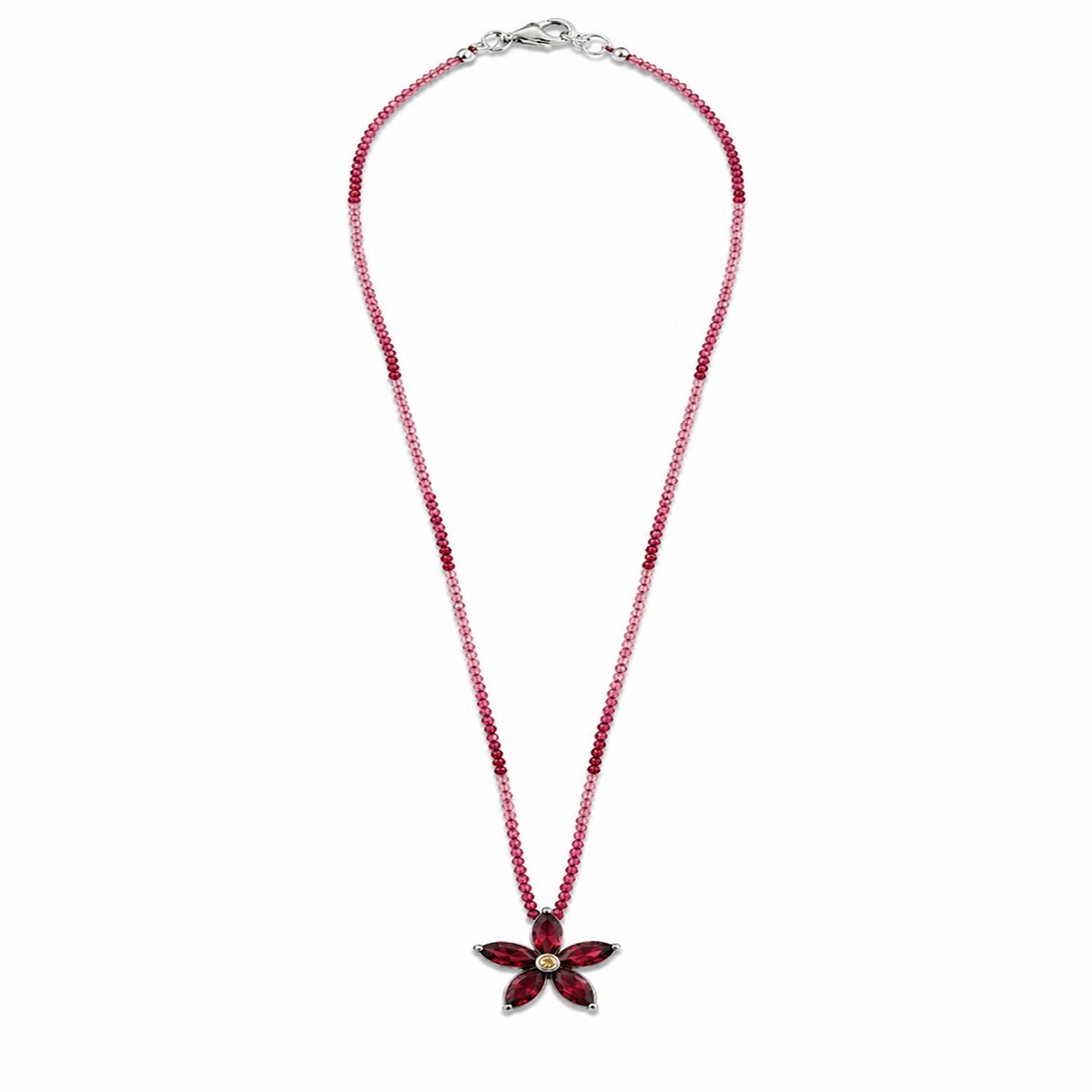 Point Petal Flower Necklace