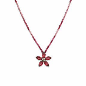 Point Petal Flower Necklace