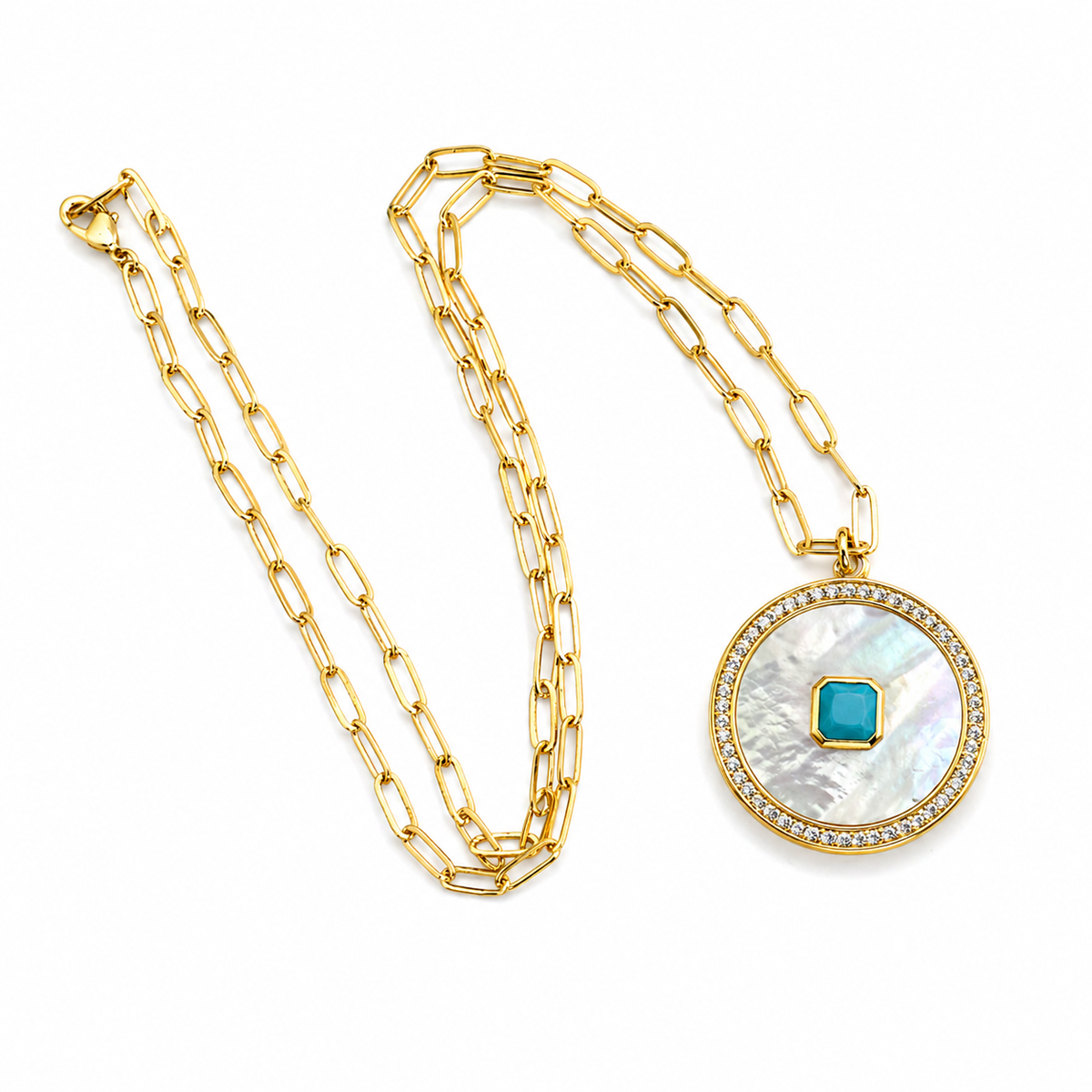 Aim for the Turquoise Necklace