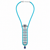 Evil Eye Tie Necklace