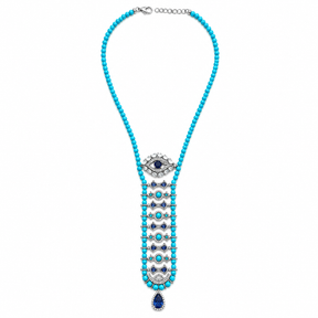 Evil Eye Tie Necklace