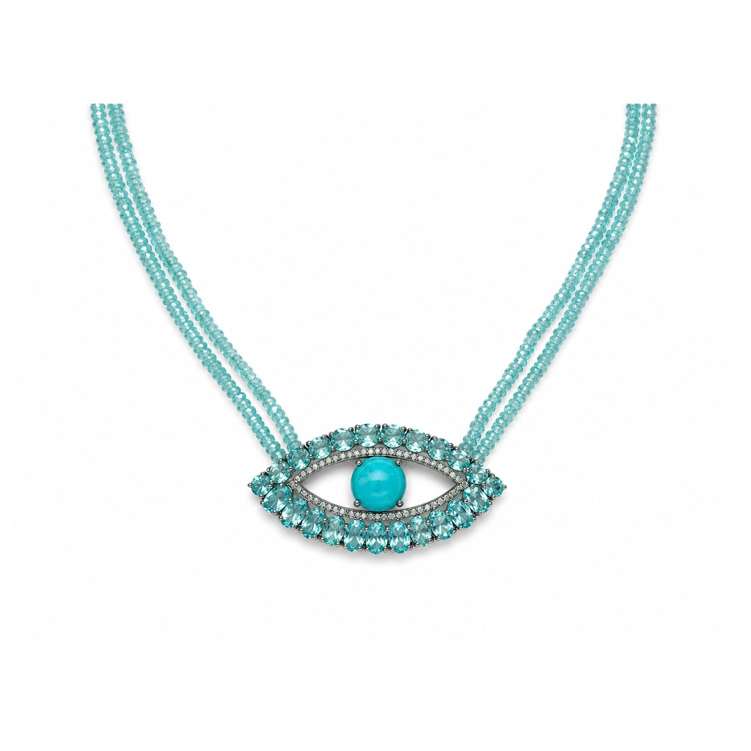 Shore Splashes Eye Necklace