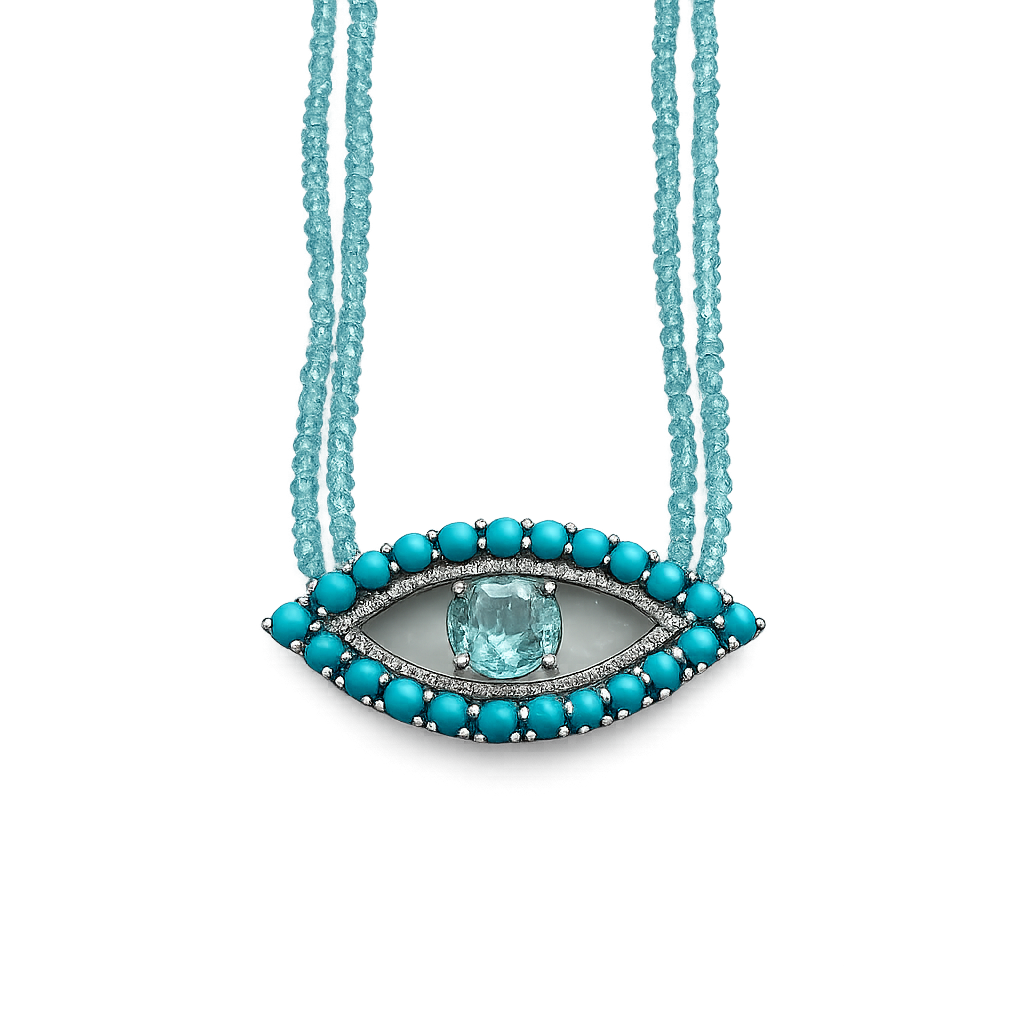 Turquoise Eye Necklace