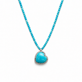 Large Heart Slide Necklace