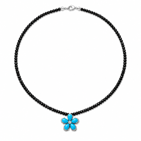 Turquoise Flower Necklace