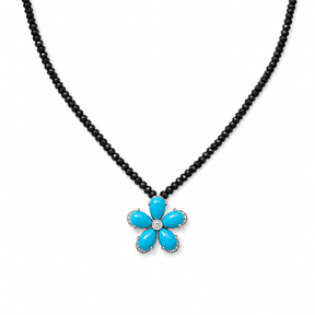 Turquoise Flower Necklace