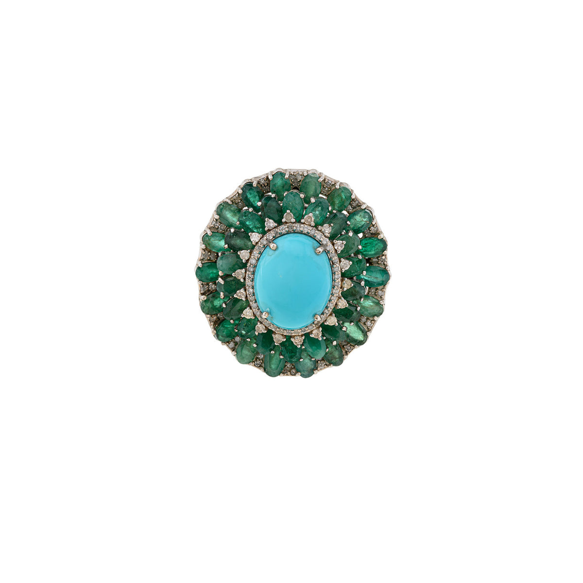 Turquoise Bloom Ring
