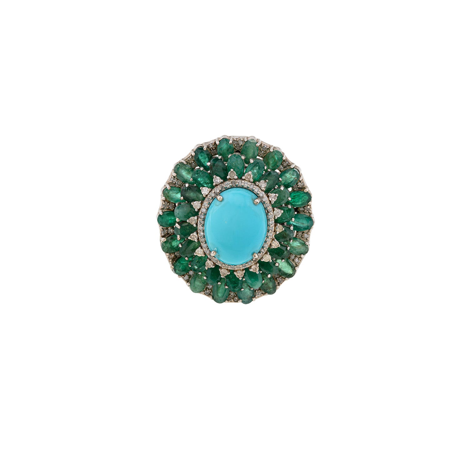 Turquoise Bloom Ring
