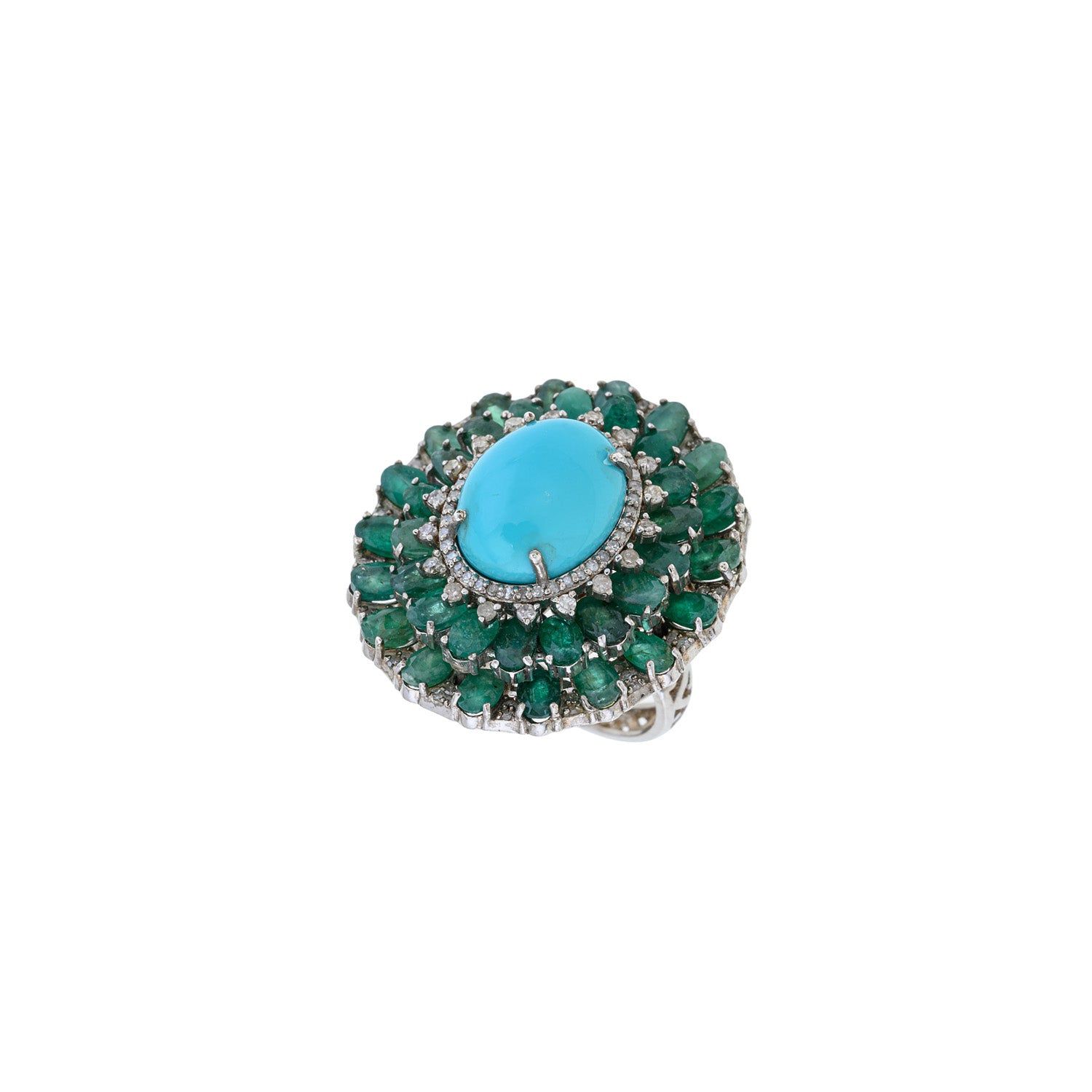 Turquoise Bloom Ring