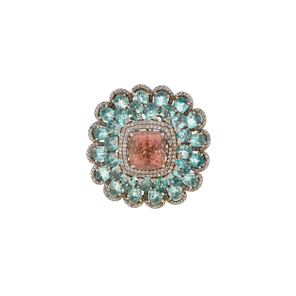 Tourmaline Bloom Ring