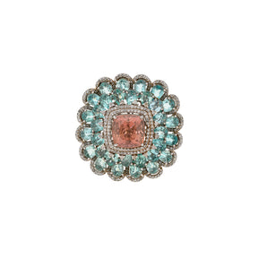 Tourmaline Bloom Ring