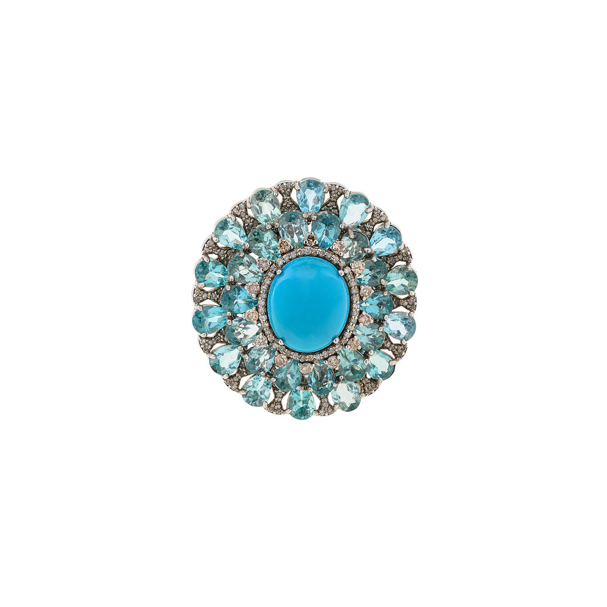 Turquoise Bloom Ring