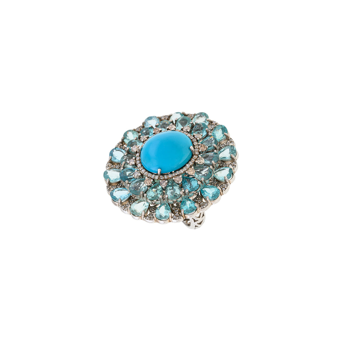 Turquoise Bloom Ring