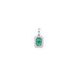 Emerald and Diamond Pendant