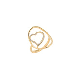 Heart Swerve Ring