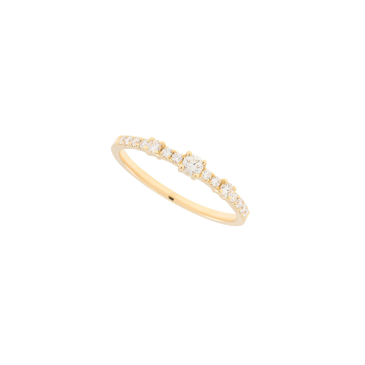 Solitaire Diamond Eternity Ring