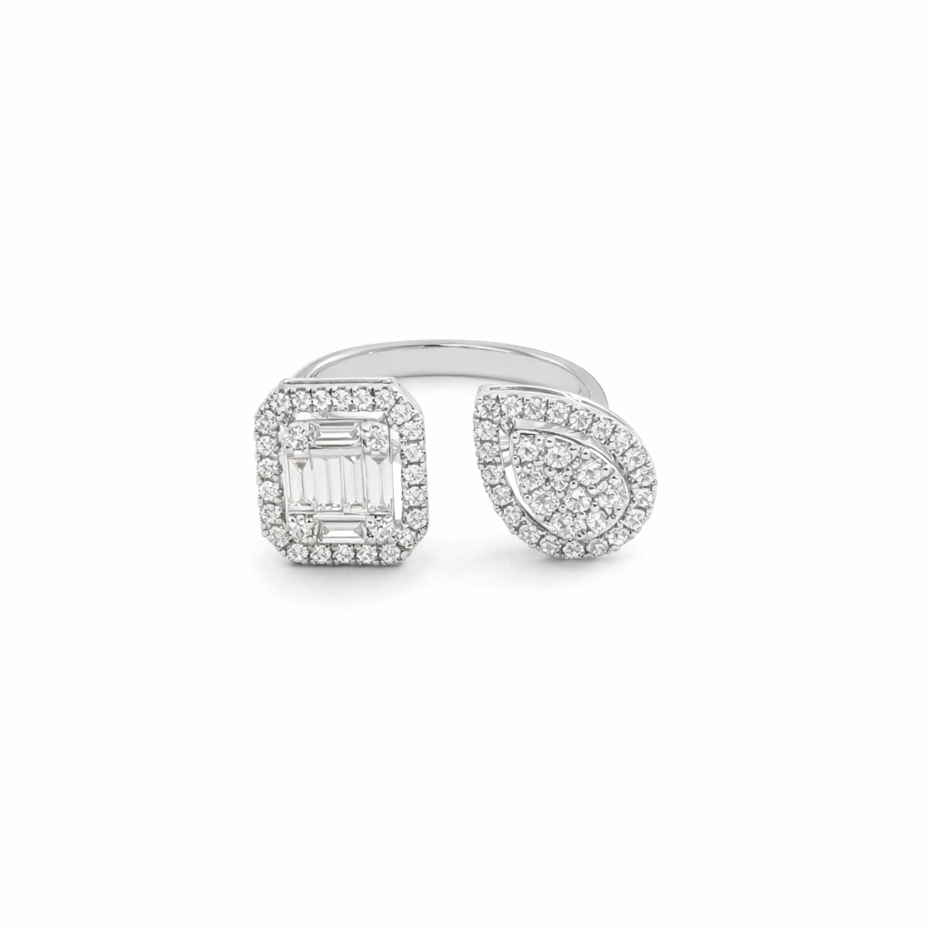 Two Form Diamond Ring