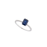 Sapphire and Diamond Ring