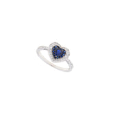 Blue Layers of Love Ring