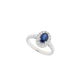 Sapphire and Diamond Ring