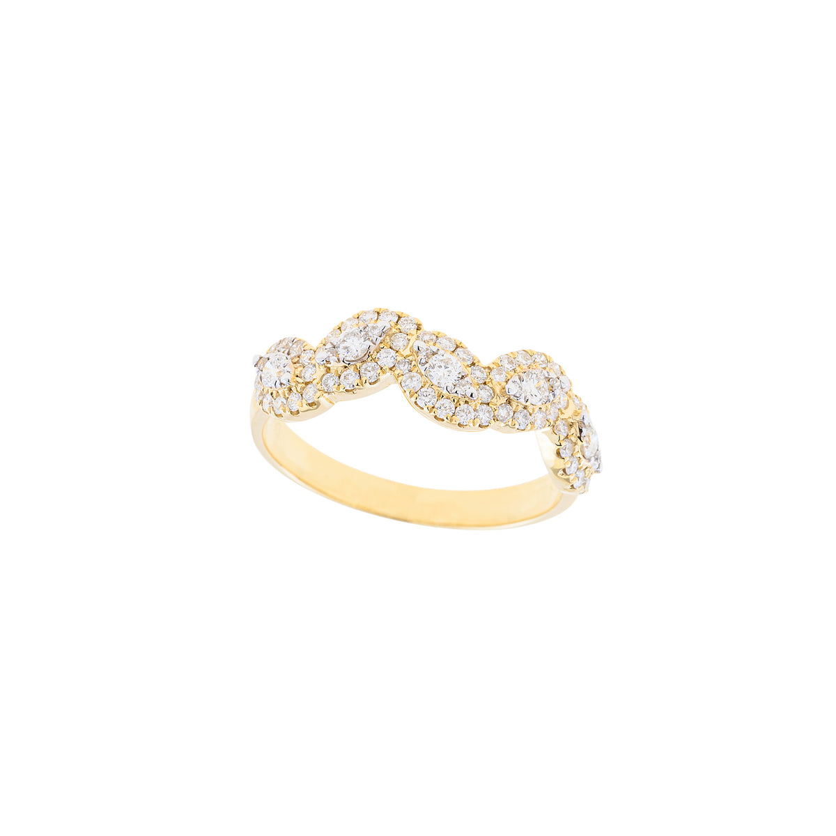 Zig Zag Eternity Ring