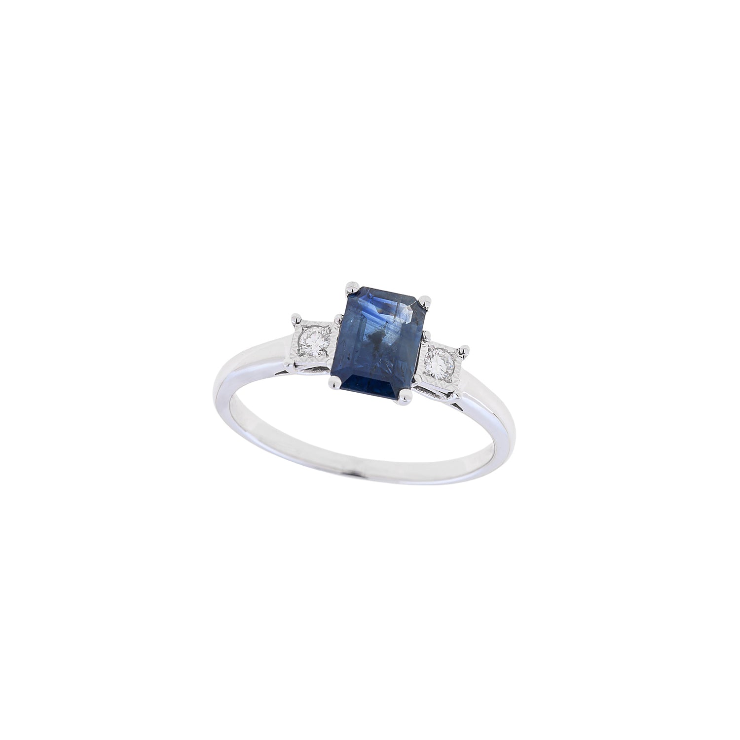 Sapphire Diamond Ring