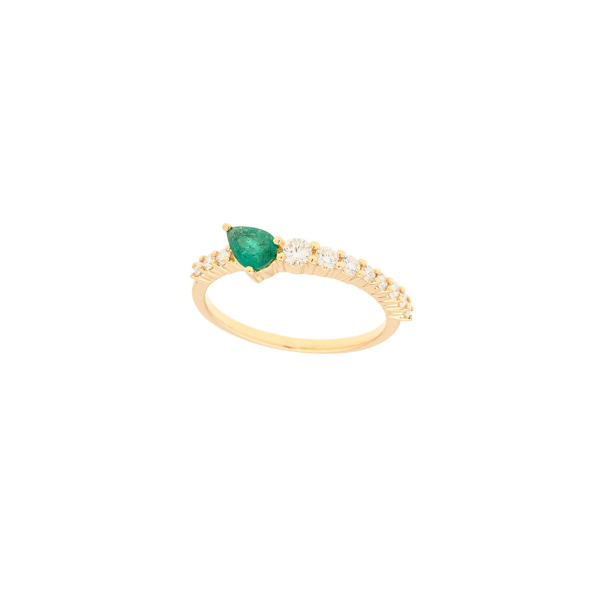 Slide Emerald Ring