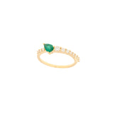 Slide Emerald Ring