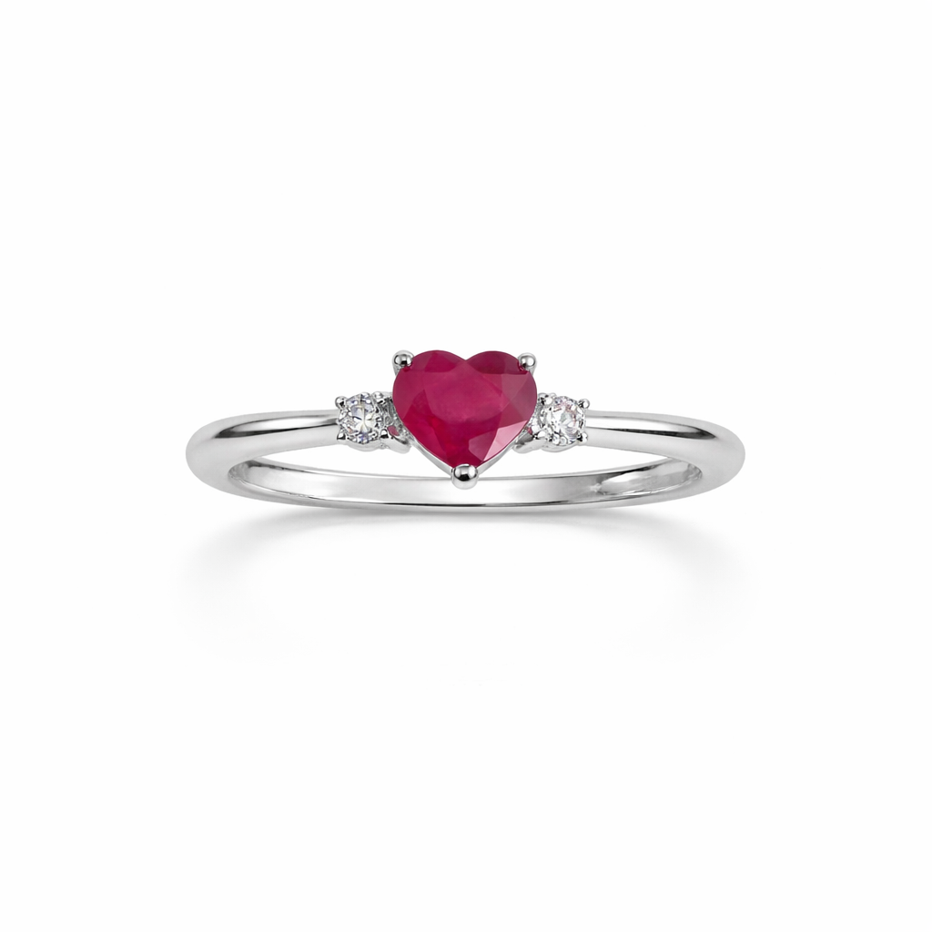 Diamond Heart Guards Ring