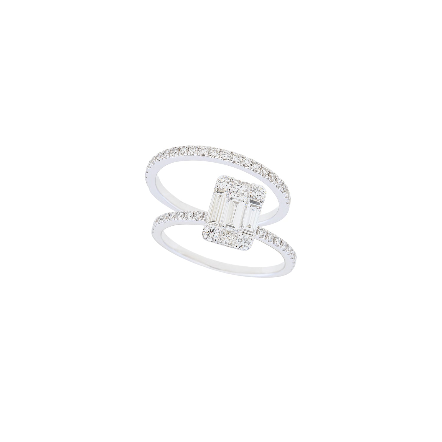 Interlocking Band Ring