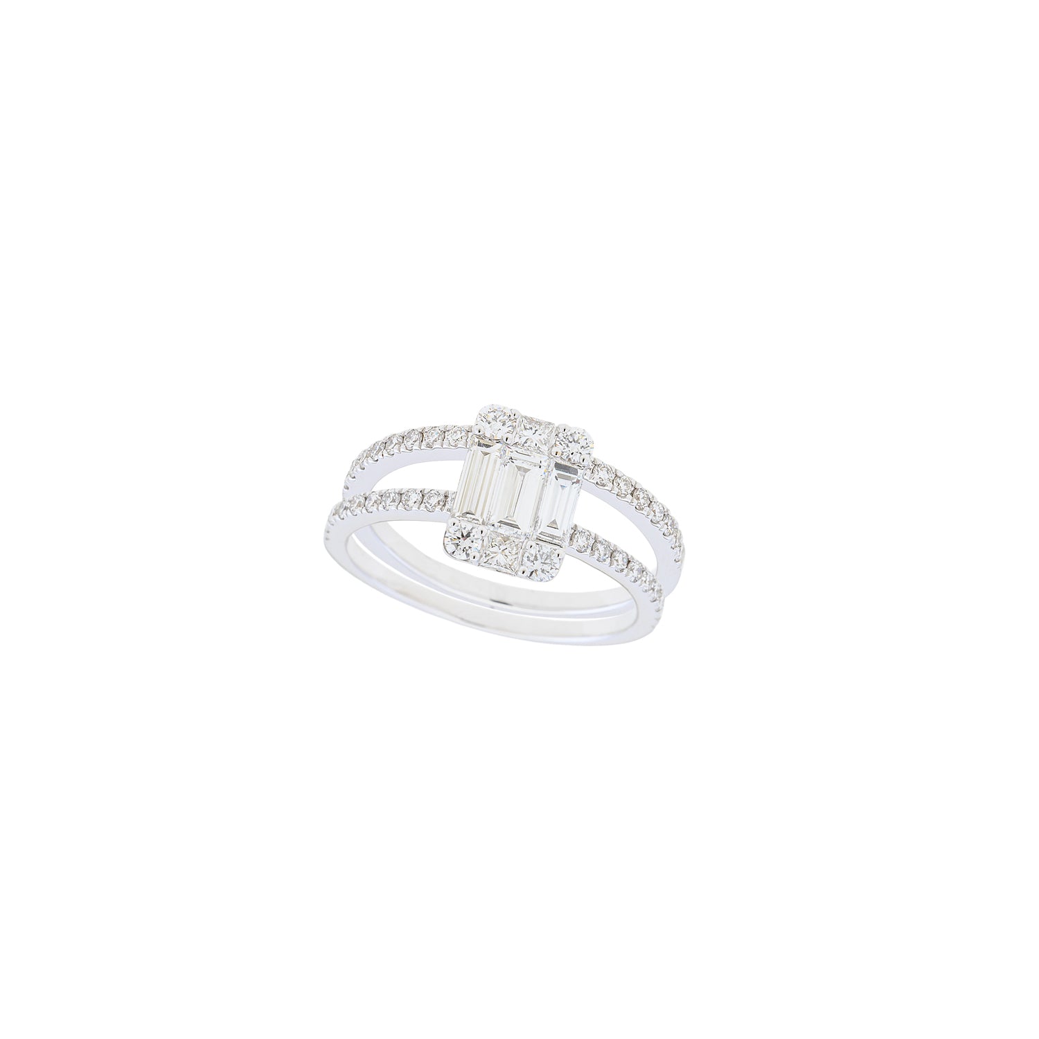 Interlocking Band Ring