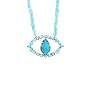 Drop of Summer Eye Necklace