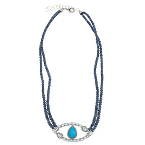 Summer Wave Eye Necklace