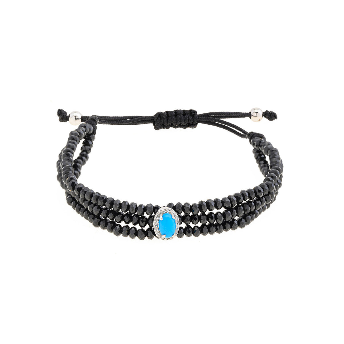 Turquoise on Spinel Bracelet