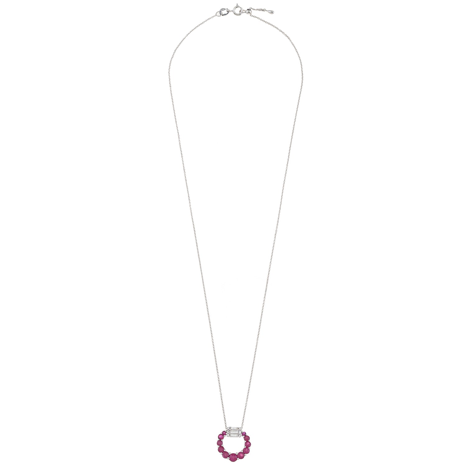 Rubies Around Necklace