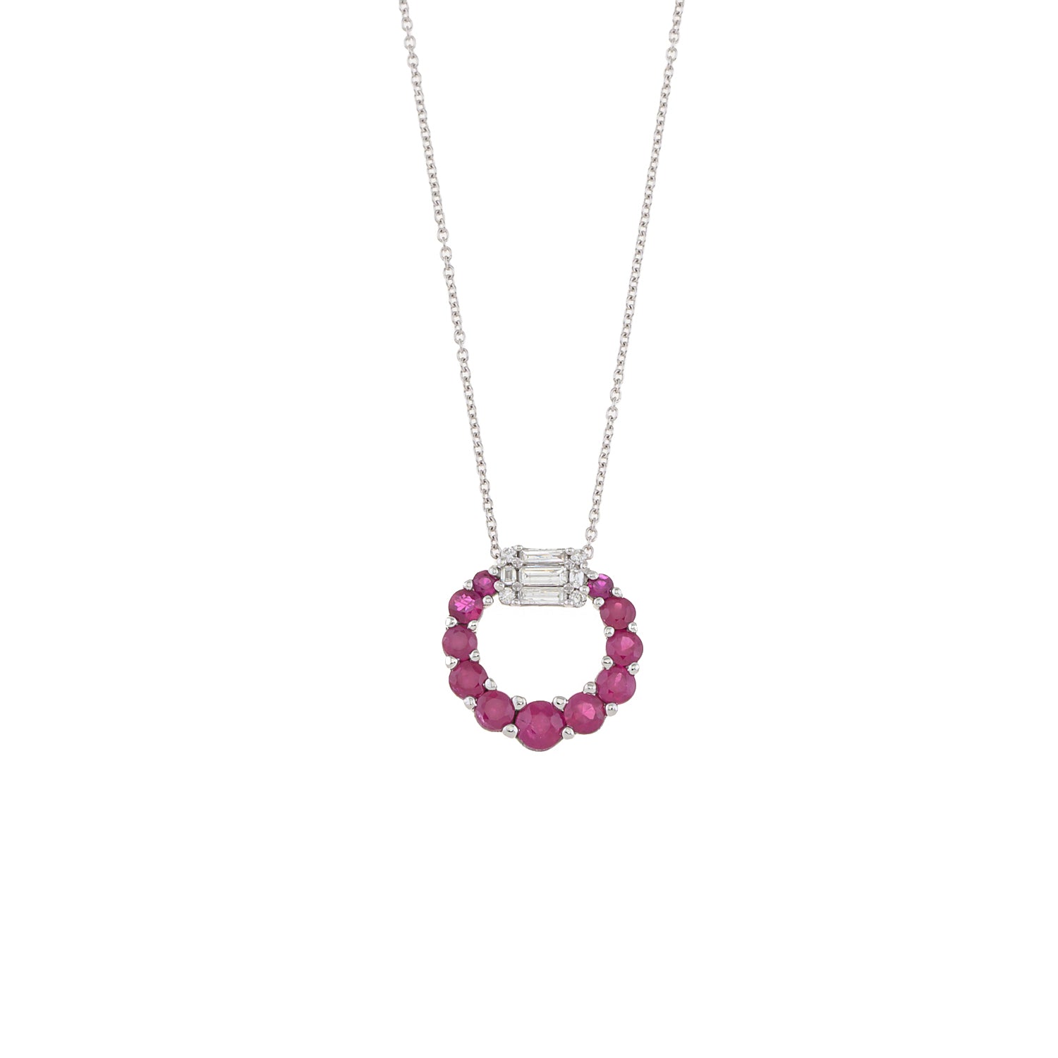 Rubies Around Necklace