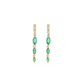 Emerald Drop Earrings