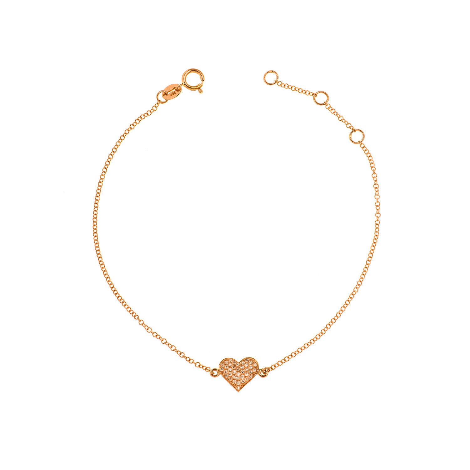 Heart Chain Bracelet - Anatol Jewelry