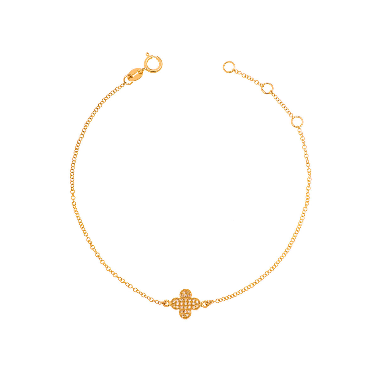 Flat Cross Bracelet - Anatol Jewelry