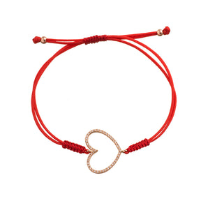 Cord bracelet. Diamond charm cord bracelet. Gold and diamond bracelet. Bracelet with charm and cord. Colourful cord bracelet. Anatol Jewellery. Χρυσά κοσμήματα. Βραχιόλι με κορδόνι. Χρυσό βραχιόλι με μπριγιάν. Κοσμήματα Κηφισιά.