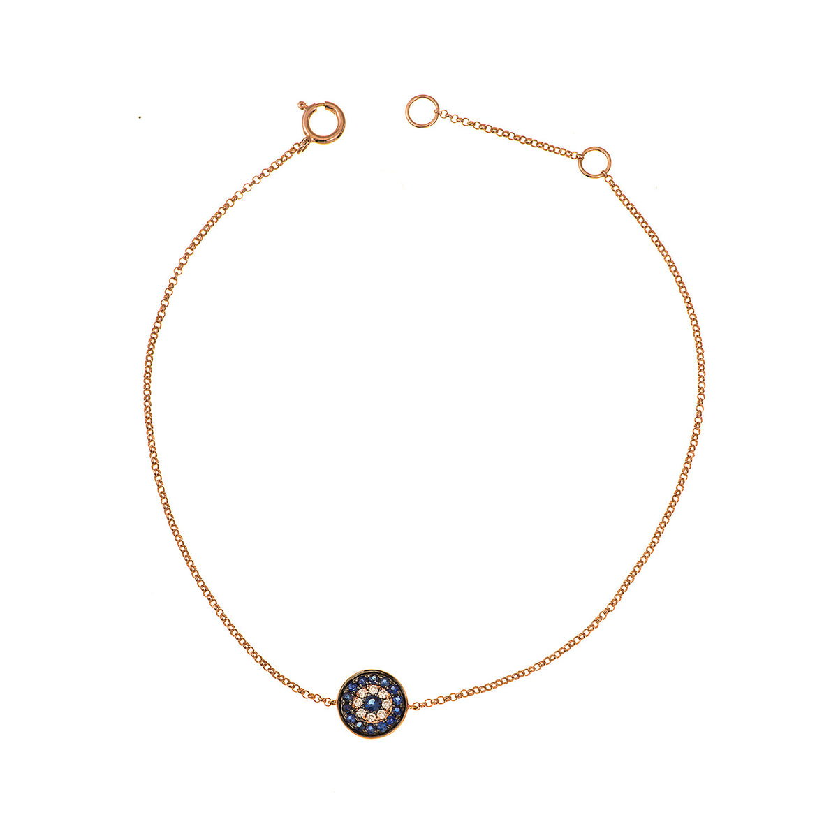 Diamond bracelet. Gold Bracelet. 18k gold bracelet. 14k gold bracelet. Rose Gold Bracelet. Yellow gold bracelet. White Gold Bracelet. Bracelets. Gift Bracelet. Perfect bracelet for present. Precious stone bracelet. Chain Bracelet. Bangle Bracelet. Anatol jewelry. Fine Jewelry. Evil Eye Bracelet. Evil Eye.