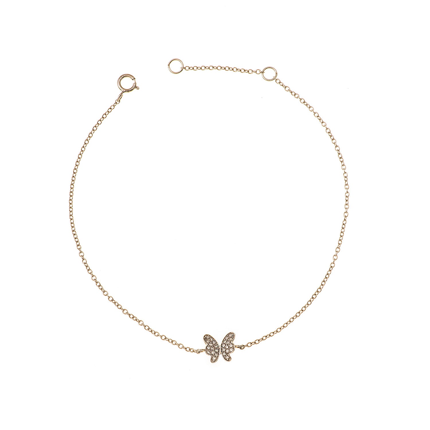 Diamond Butterfly Bracelet - Anatol Jewelry