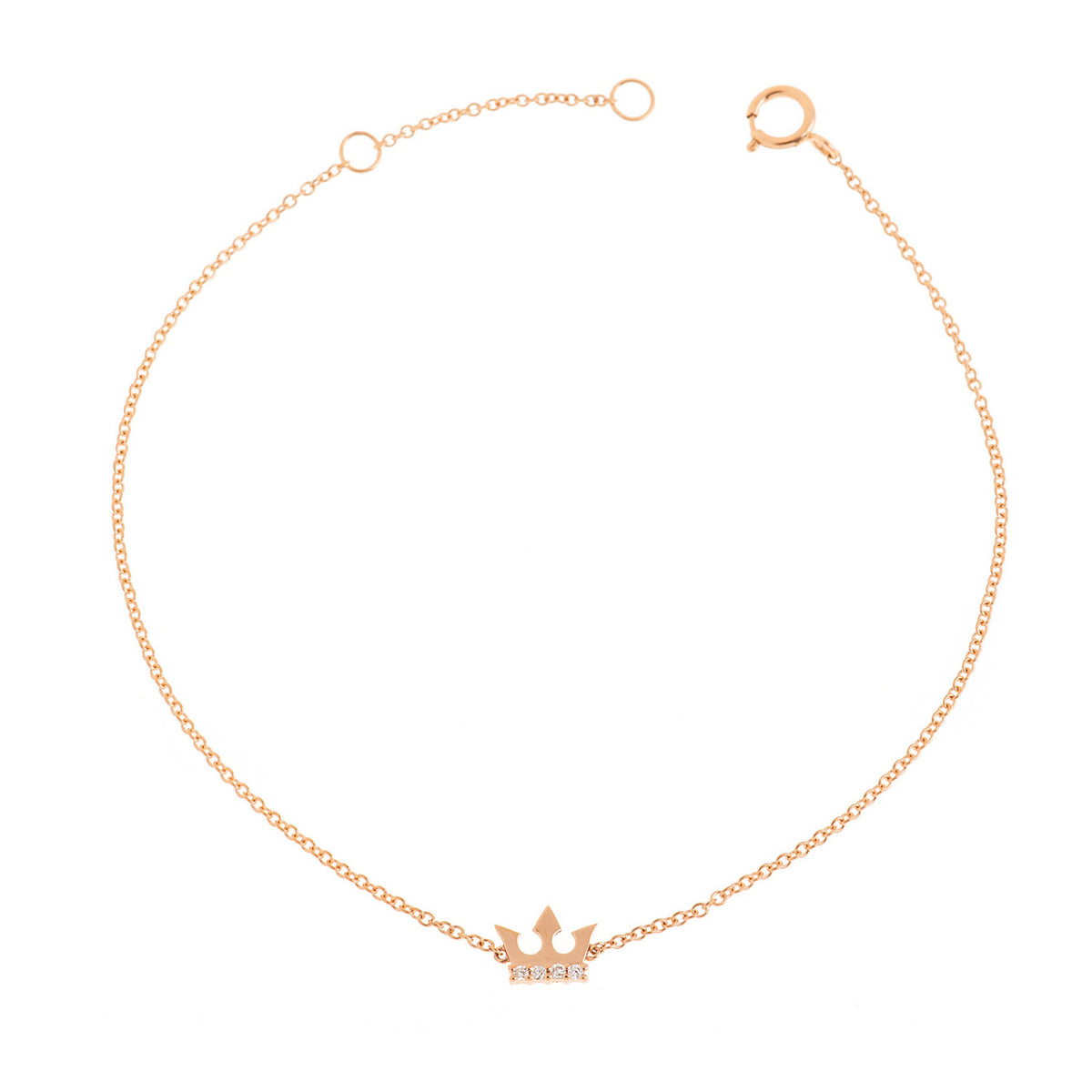 Diamond bracelet. Gold Bracelet. 18k gold bracelet. 14k gold bracelet. Rose Gold Bracelet. Yellow gold bracelet. White Gold Bracelet. Bracelets. Gift Bracelet. Perfect bracelet for present. Precious stone bracelet. Chain Bracelet. Bangle Bracelet. Anatol jewelry. Fine Jewelry. Diamond Crown bracelet. Evil eye bracelet.