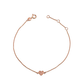 Mini Heart Bracelet - Anatol Jewelry