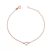 Diamond Heart Bracelet