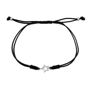 Diamond Star Cord Bracelet