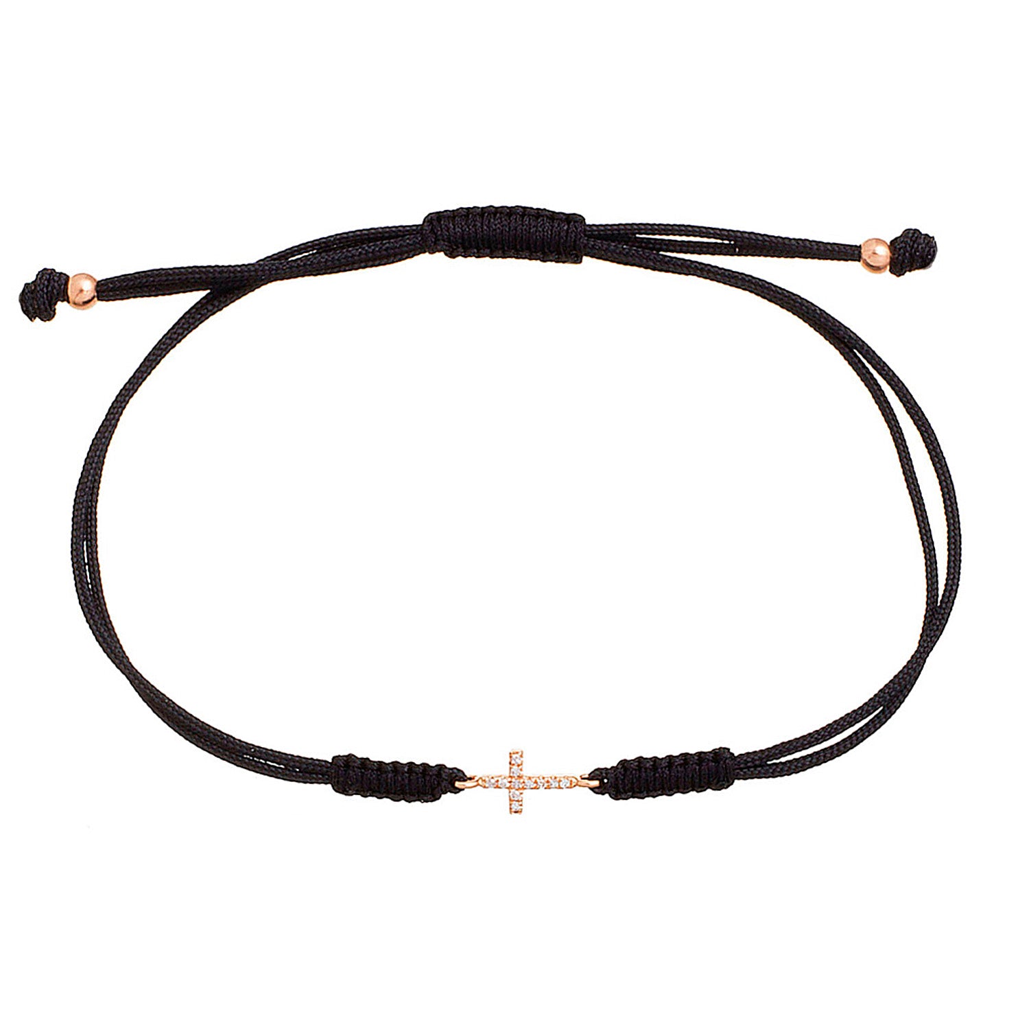 Cord bracelet. Diamond charm cord bracelet. Gold and diamond bracelet. Bracelet with charm and cord. Colourful cord bracelet. Anatol Jewellery. Χρυσά κοσμήματα. Βραχιόλι με κορδόνι. Χρυσό βραχιόλι με μπριγιάν. Κοσμήματα Κηφισιά.