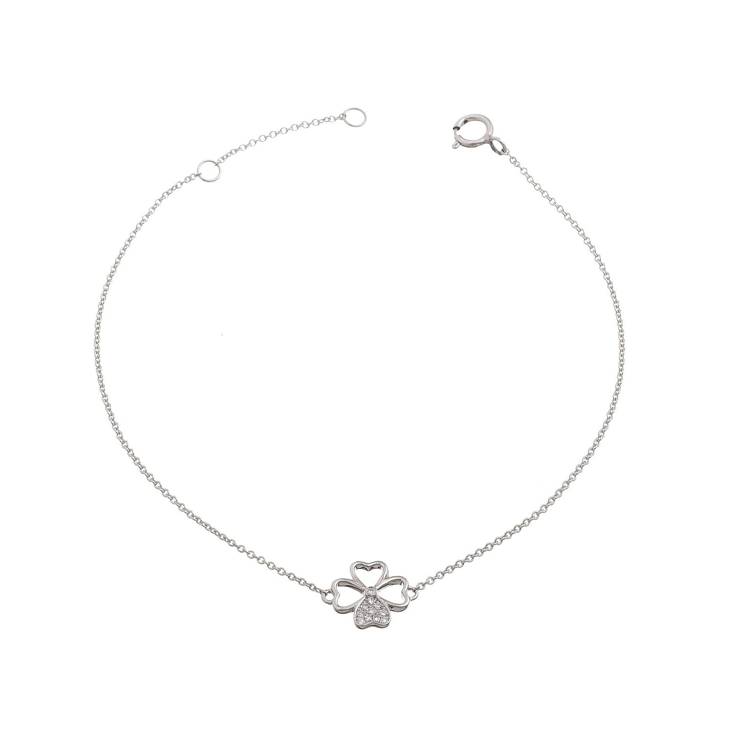 Diamond bracelet. Gift Bracelet. Perfect bracelet for present. Precious stone bracelet. Chain Bracelet. Bangle Bracelet. Anatol jewelry. Fine Jewelry. Golden Hall. Kifissia. Βραχιόλι με διαμάντια. Βραχιόλι για δώρο. Βραχιόλι χειροπέδα. Ζαφείρια. Ρουμπίνια. Σμαράγδια. Athens. Bracelet for baby. Four leaf clover bracelet