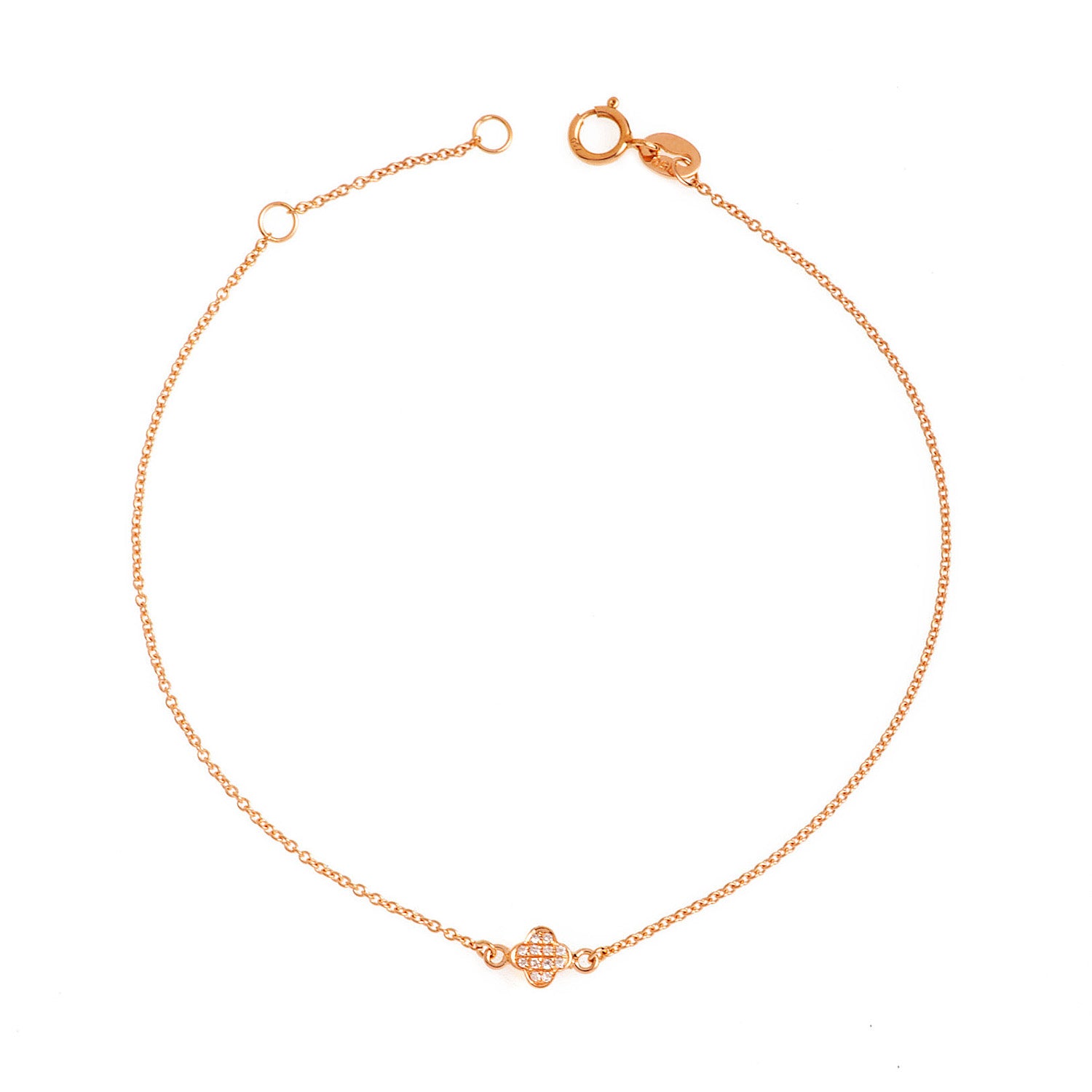 Diamond Cross Bracelet