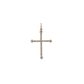 Diamond Cross. Gold and diamond cross. Cross for christening. Cross for baptism. Fine jewellery. Anatol jewellery. Χρυσά κοσμήματα. Κοσμήματα Κηφισιά. Σταυρός χρυσός. Σταυρός με διαμάντια. Βαφτιστικός σταυρός. Σταυρός για βάφτιση.  Σταυρός με μπριγιάν. 